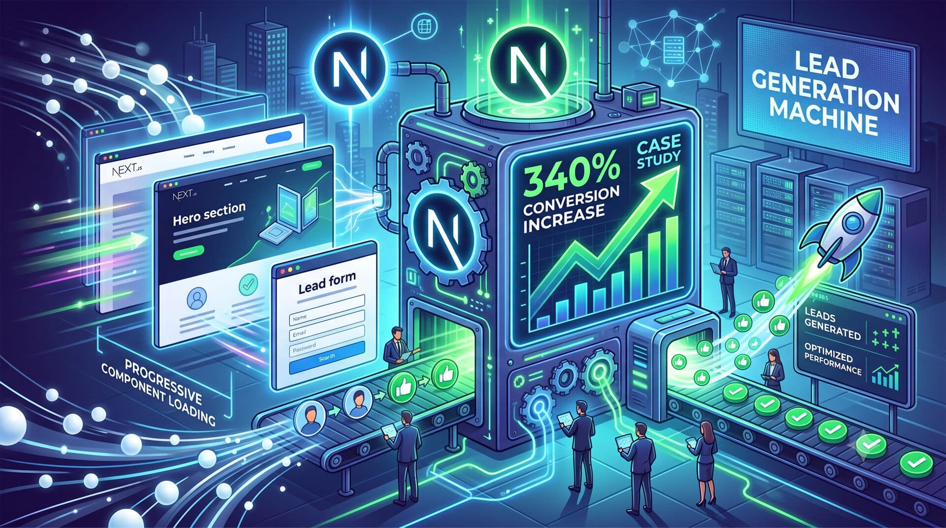 How to Turn Your Next.js Website Into a Lead Generation Machine Using Progressive Component Loading (Case Study: 340% Conversion Increase)