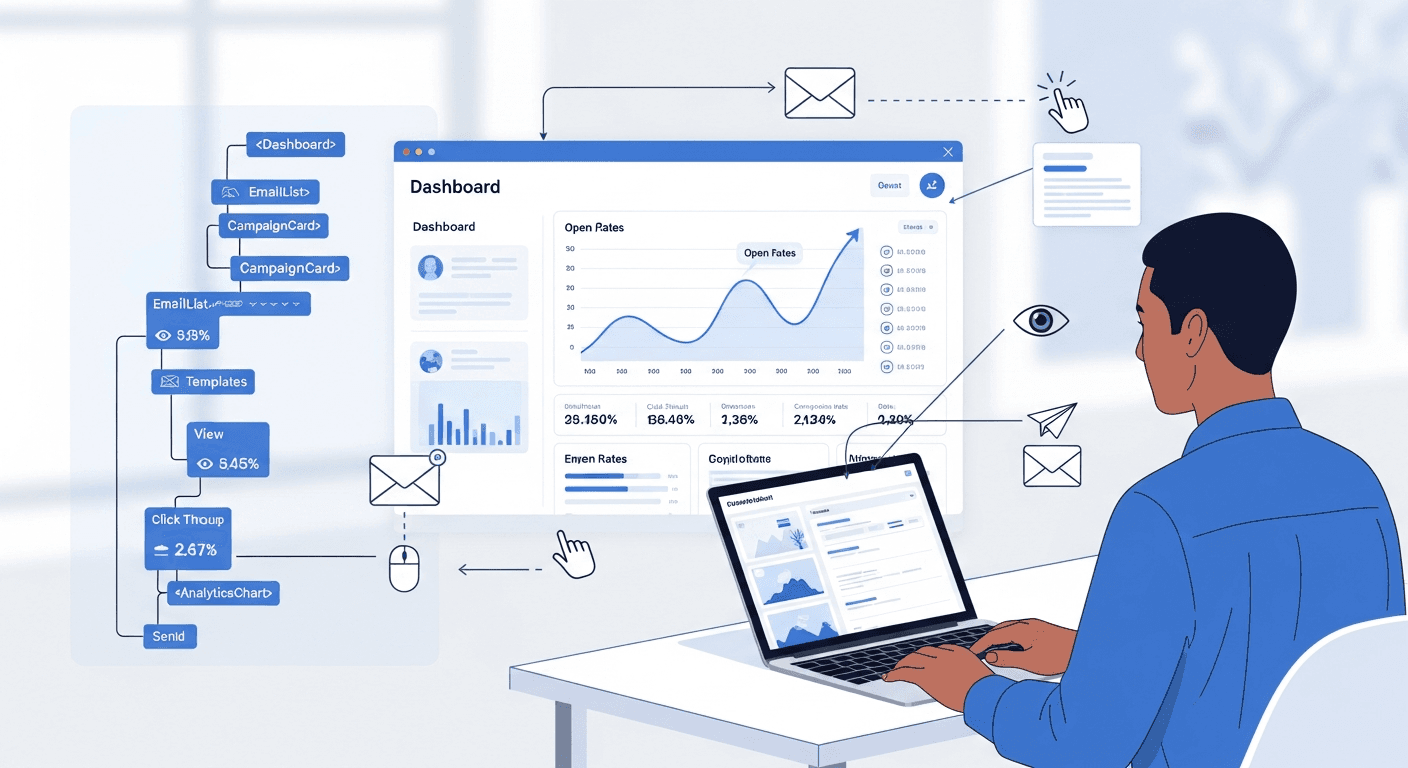 Building a React Email Marketing Automation System That Boosted Open Rates 42% for Small Business Clients