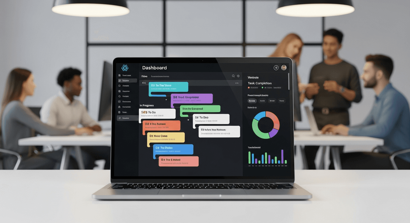 How We Built a React Project Management System That Boosted Our Client's Team Productivity by 45%