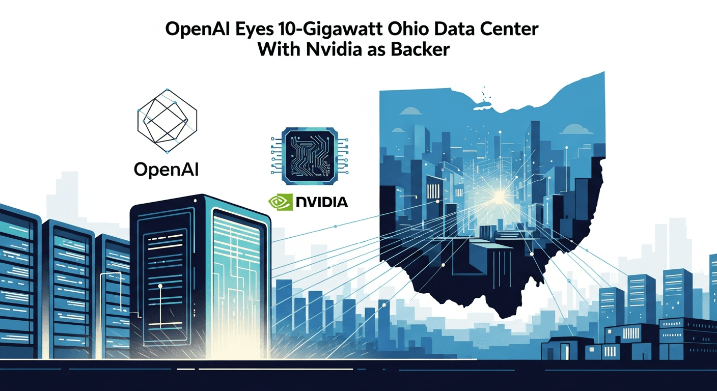 OpenAI Eyes 10-Gigawatt Ohio Data Center With Nvidia as Backer