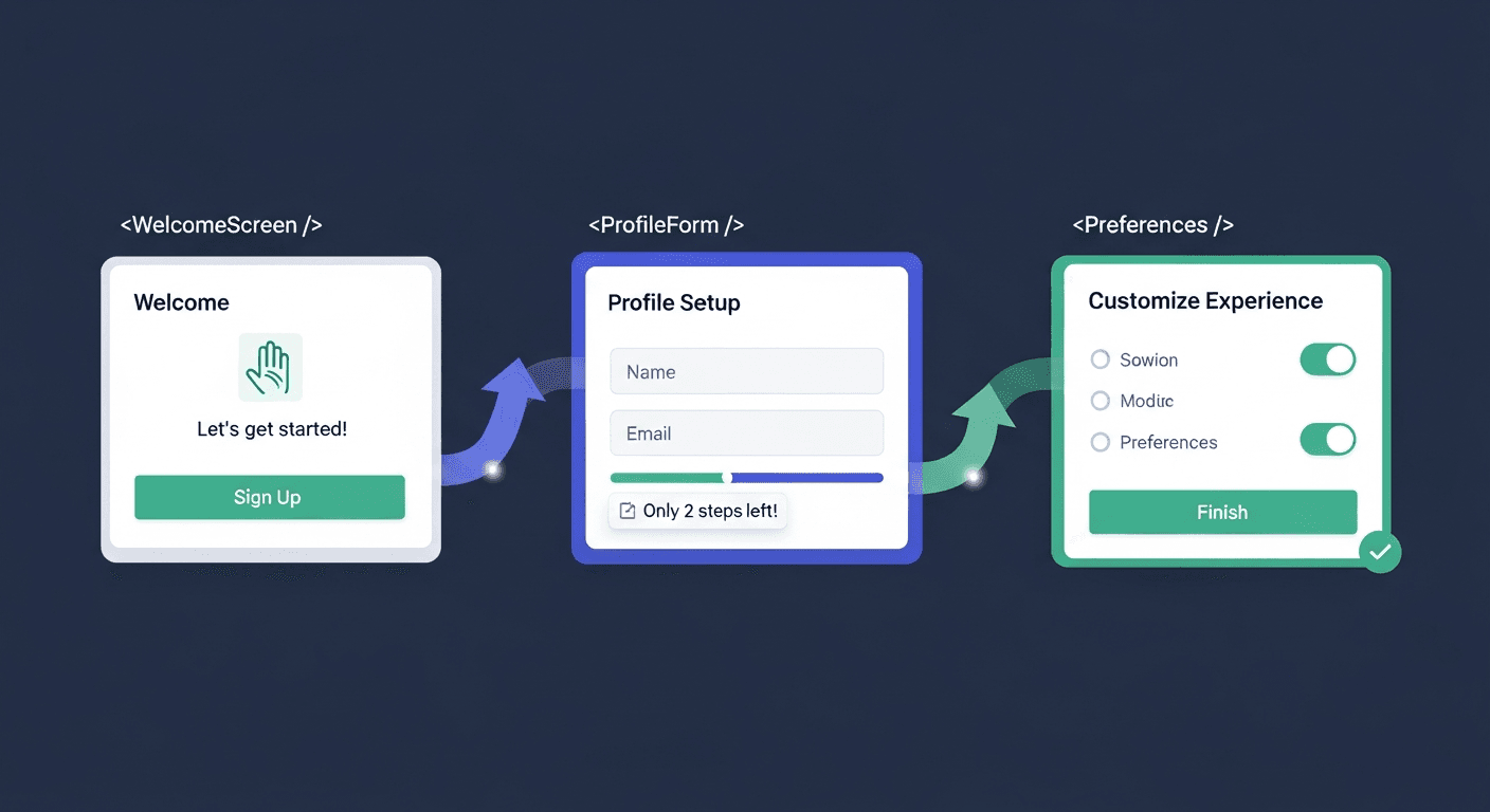 Why Your SaaS Onboarding Flow is Killing Conversions: 7 React Component Patterns That Actually Retain Users
