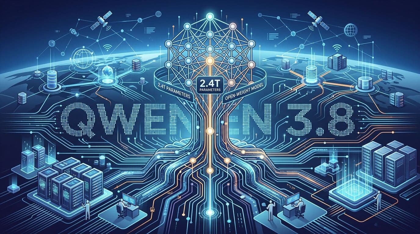 Alibaba Launches Qwen 3.8, a 2.4T-Parameter Open-Weight Model