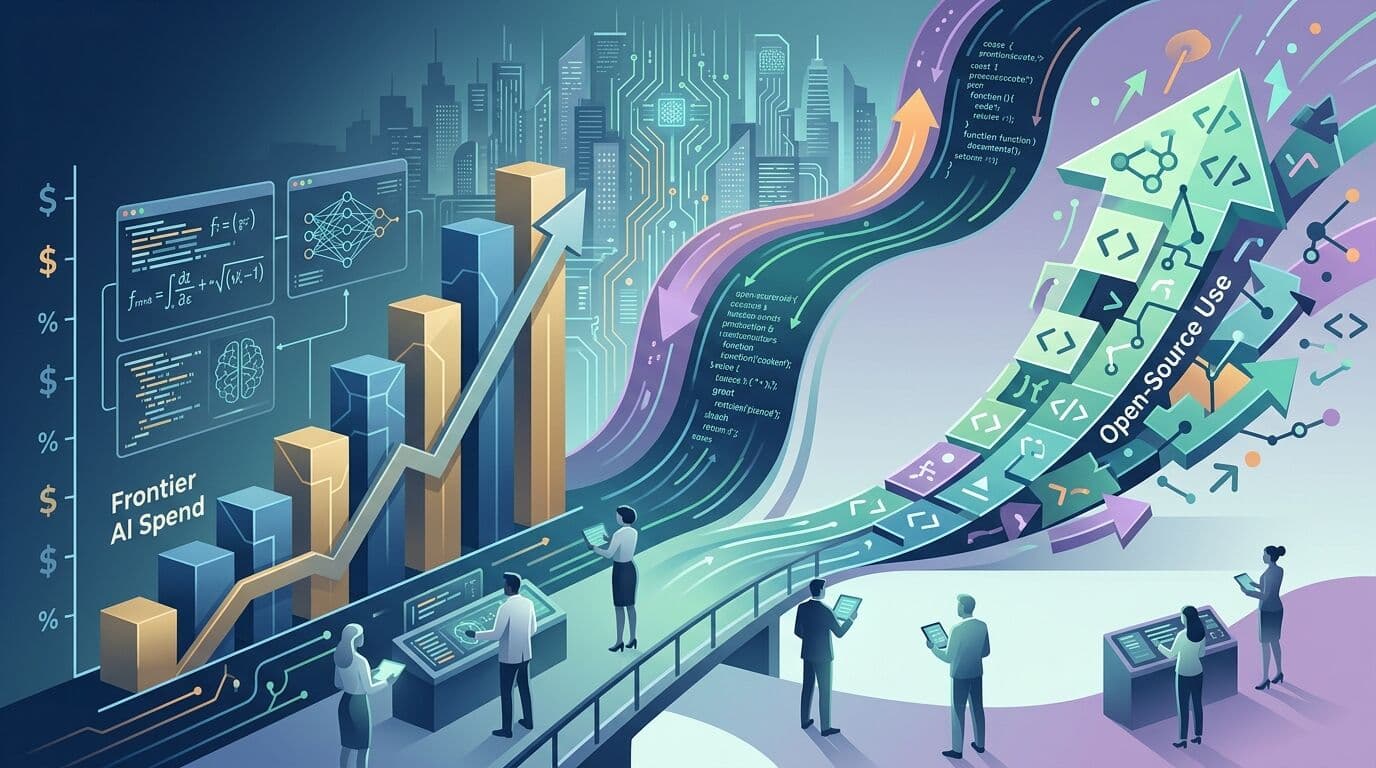 Frontier AI Spend Holds Steady Even as Open-Source Use Surges