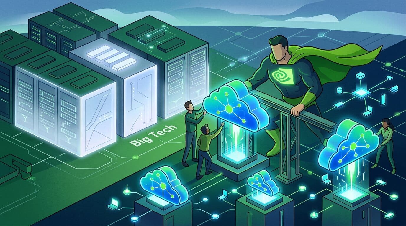 Nvidia Backs AI Cloud Startups to Cut Reliance on Big Tech